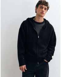 Jack & Jones - Knit Zip Up Hoodie - Lyst