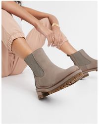 timberland courmayeur valley shearling saddle leather ankle boots