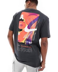 Nike - T-shirt avec imprimé au dos - foncé - Lyst