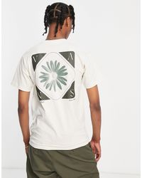 Vans - T-shirt avec imprimé marguerite au dos - cassé - Lyst