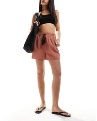 ONLY - – shorts aus leinen - Lyst