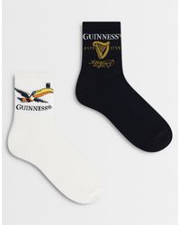 ASOS - 2 Pack Socks With Guinness Graphic - Lyst