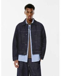 Pull&Bear - Denim Jacket With Pocket - Lyst