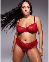 ASOS - Asos Design Curve Lola Lace Thong - Lyst