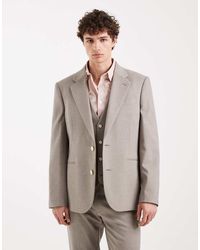 ASOS - Smal Colbert Van Flanel - Lyst
