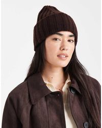 New Look - Geribbelde Beanie - Lyst