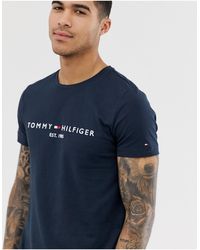 T-shirt à imprimé drapeau japonais Tommy Hilfiger pour homme en coloris  Bleu | Lyst