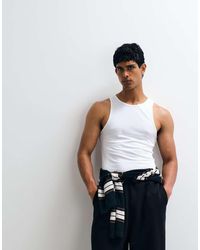 ASOS - Basic Muscle Fit Hemdje - Lyst