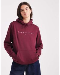 Tommy Hilfiger - Linear Logo Hoodie - Lyst