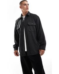 Jack & Jones - Heavy Brushed Twill Overshirt - Lyst
