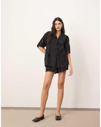 ARRANGE - Cut Work Embroidered Shorts - Lyst