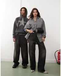 Weekday - – unisex astro – locker geschnittene, weite jeans - Lyst