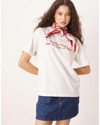 Mango - T-Shirt Met 'Rendez Vous' Print - Lyst
