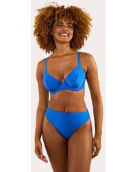 Peek & Beau - Cornflower Underwired Plunge Bikini Top - Lyst