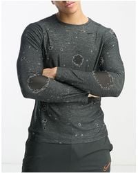 Nike - D.y.e. All Over Printed Long Sleeve T-shirt - Lyst