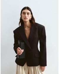 ARRANGE - Premium Tailored Blazer With Cinched Waist - Lyst