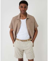 Threadbare - Linen Blend Shorts With Belt - Lyst