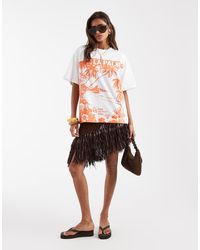 ASOS - Oversized T-shirt With La Palma Graphic - Lyst