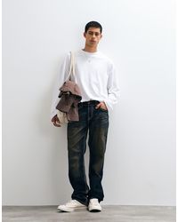 TRUE RELIGION - Ricky Straight Fit Flap Pocket Denim Jeans - Lyst