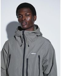Obey - Veste à capuche zippée à carreaux colore - Lyst