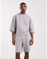 ASOS - Relaxed Short Sleeve Sweatshirt - Lyst