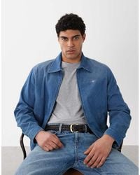 GANT - Denim Windcheater Jacket - Lyst