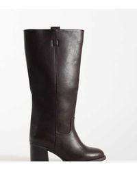 SEQWL Wide Fit - Byron Pull-on Knee Boots - Lyst