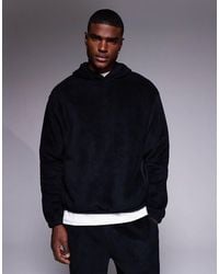 ASOS - Relaxed Fleece Hoodie - Lyst