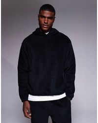 ASOS - Relaxed Fleece Hoodie - Lyst