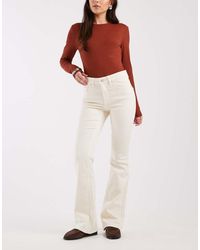 Vero Moda - Flash Mid Rise Flare Jeans - Lyst