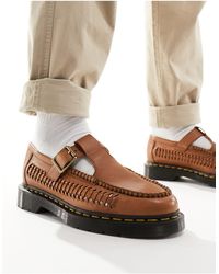 Dr. Martens - Adrian Woven T-bar Loafers - Lyst