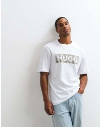 HUGO - Nerpient Regular Fit Chest Logo T-shirt - Lyst