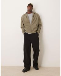 ASOS - – essential – kastige oversize-kapuzenjacke - Lyst