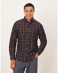 GANT - Regular Fit Corduroy Check Shirt - Lyst