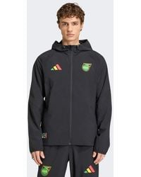 adidas Originals - Jamaica X Bob Marley Tiro Travel Full Zip Windbreaker Jacket - Lyst