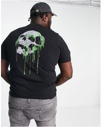 Bolongaro Trevor - Plus Melting Skull Print T-shirt - Lyst