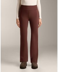 Oysho - Bootcut Seamless High Rise Super Extra Warm Trousers - Lyst