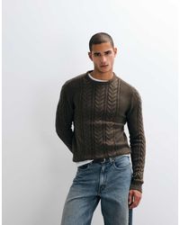 Blend - Cable Knit Jumper - Lyst