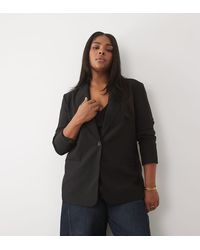 ASOS - Curve Tailored Relaxed Blazer - Lyst