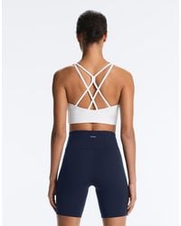 Oysho - Medium-Support Comfortlux Sports Bra With Cups - Lyst