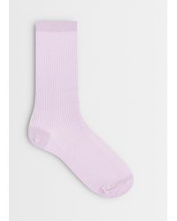 ARKET - Cotton Rib Socks - Lyst