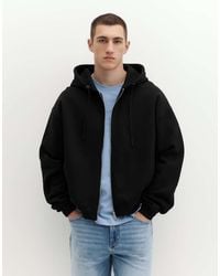 Pull&Bear - Hoodie With Zipper - Lyst