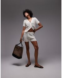 ARKET - Paper Knitted Beach Shorts - Lyst