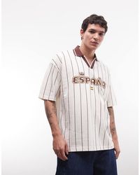 ASOS - Oversized Polo With Spain Soccer Graphic - Lyst