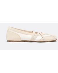 Stradivarius - Criss-cross Strap Sneaker Ballerinas - Lyst