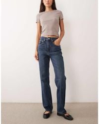 Mango - Slim Straight Jeans - Lyst