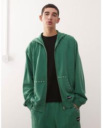 Collusion - Boxy Zip Through Hoodie - Lyst