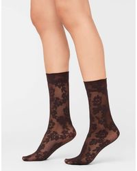 Calzedonia - Floral Sheer Socks - Lyst