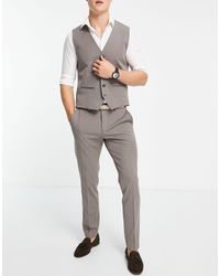 SELECTED - Slim Suit Trousers - Lyst