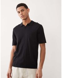 Jack & Jones - Gebreide Polo Met Open Kraag - Lyst